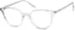 Angle view of Round Glasses 4440123 in Clear thumbnail