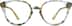 Round Glasses 4440124 in Olive Multi