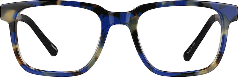 Blue Tortoiseshell Dare Kids' Square Glasses