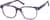 Angle view of Dare Kids' Square Glasses 4440617 in Purple thumbnail