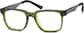 Angle view of Dare Kids' Square Glasses 4440724 in Forest thumbnail