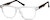 Angle view of Create Kids' Square Glasses 4441123 in Clear thumbnail