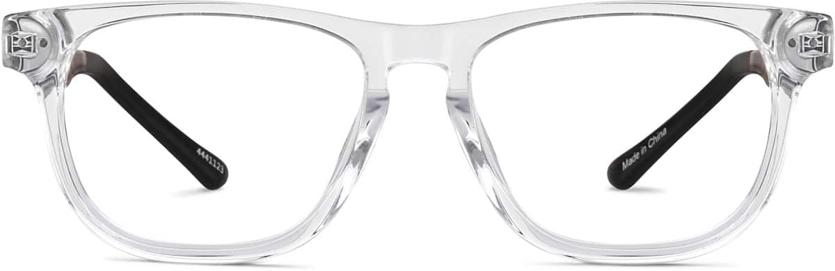 clear square glasses