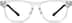Create Kids' Square Glasses 4441123 in Clear