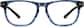 Front view of Create Kids' Square Glasses 4441216 in Ocean thumbnail