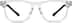 Create Kids' Square Glasses 4441223 in Clear