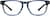 Front view of Create Kids' Square Glasses 4441316 in Ocean thumbnail