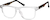 Angle view of Create Kids' Square Glasses 4441323 in Clear thumbnail
