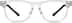 Create Kids' Square Glasses 4441323 in Clear