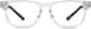Front view of Create Kids' Square Glasses 4441323 in Clear thumbnail
