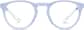 Front view of Dream Kids' Round Glasses 4441417 in Periwinkle thumbnail