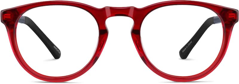 Red Dream Kids' Round Glasses
