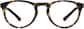 Front view of Dream Kids' Round Glasses 4441425 in Tortoiseshell thumbnail