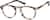 Angle view of Dream Kids' Round Glasses 4441435 in Ivory Tortoiseshell thumbnail