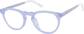 Angle view of Dream Kids' Round Glasses 4441517 in Periwinkle thumbnail