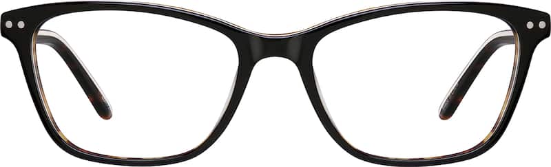 Black Rectangle Glasses 