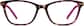 Front view of Rectangle Glasses 4441725 in Tortoiseshell thumbnail