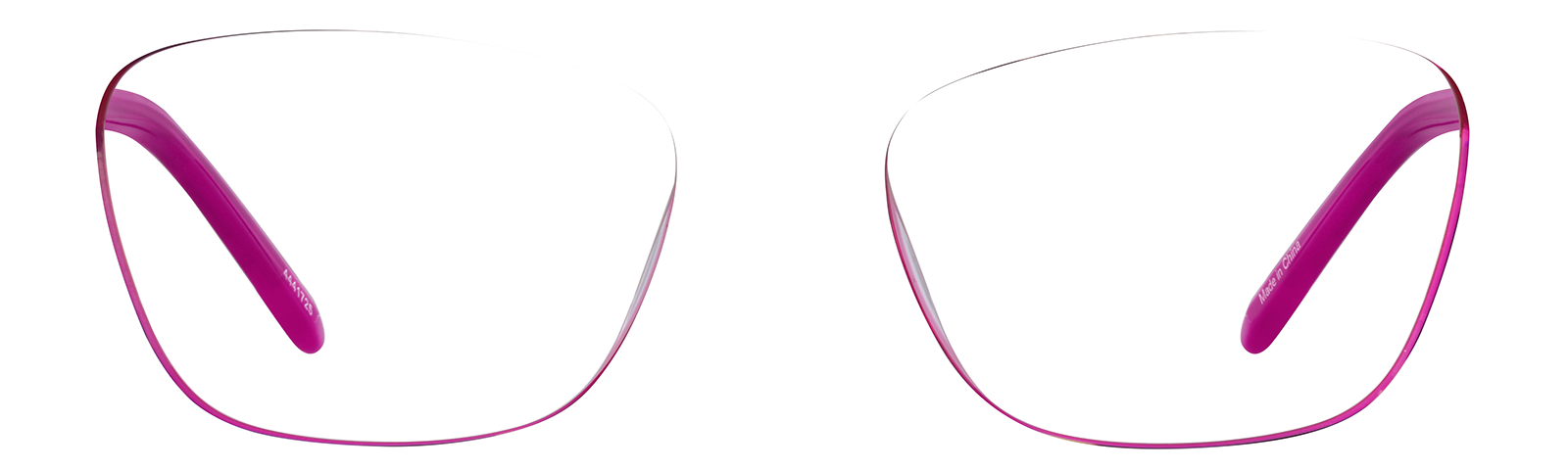 セナページ Pink Cat-Eye Glasses #4442719 | Zenni Optical