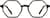 Front view of Geometric Glasses  4442225 in Tortoiseshell thumbnail