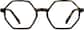 Front view of Geometric Glasses 4442225 in Tortoiseshell thumbnail