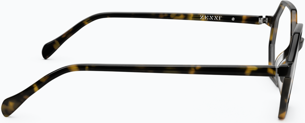 Side view of Geometric Glasses 4442225 in Tortoiseshell thumbnail