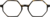 Front view of Geometric Glasses 4442225 in Tortoiseshell thumbnail