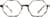 Front view of Geometric Glasses  4442235 in Ivory Tortoiseshell thumbnail