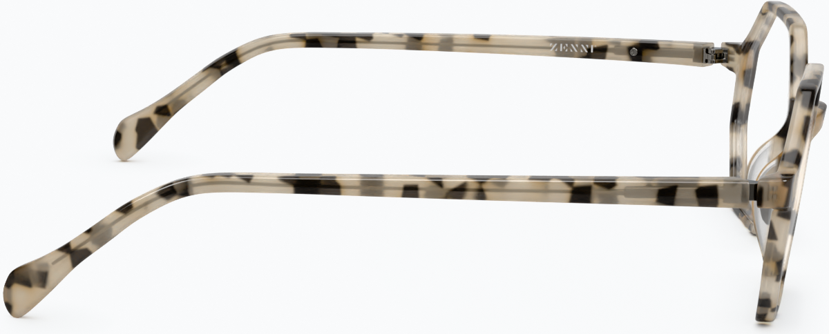 Side view of Geometric Glasses 4442235 in Ivory Tortoiseshell thumbnail