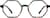 Front view of Geometric Glasses  4442239 in Brown/Blue thumbnail