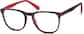 Angle view of Square Glasses 4442321 in Black thumbnail
