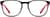 Front view of Square Glasses 4442321 in Black thumbnail