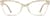 Front view of Cat-Eye Glasses 4442533 in Translucent thumbnail