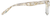 Side view of Cat-Eye Glasses 4442533 in Translucent thumbnail