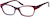 Angle view of Cat-Eye Glasses 4442618 in Garnet thumbnail