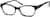 Angle view of Cat-Eye Glasses 4442621 in Onyx thumbnail