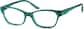 Angle view of Cat-Eye Glasses 4442624 in Malachite thumbnail