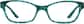 Front view of Cat-Eye Glasses 4442624 in Malachite thumbnail