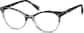 Angle view of Cat-Eye Glasses 4442712 in Gray thumbnail