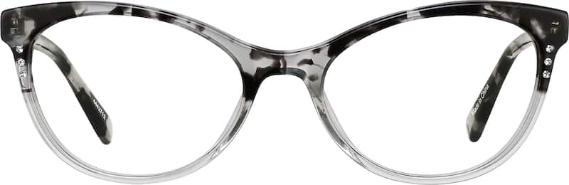 Gray Cat-Eye Glasses