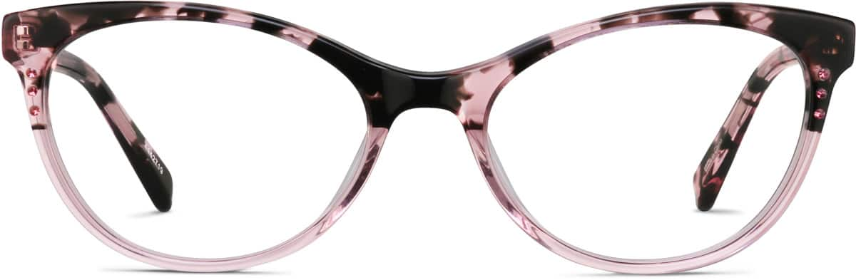 Front view of Cat-Eye Glasses 4442719 in Pink