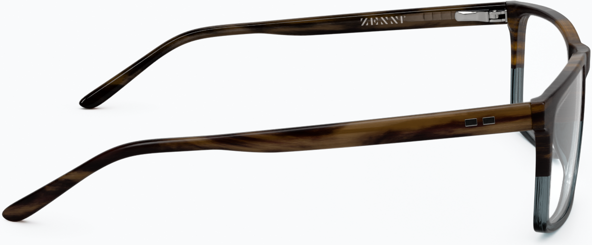 Side view of Post Up Glasses 4443015 in Brown thumbnail