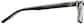 Side view of Post Up Glasses 4443021 in Black thumbnail