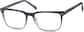 Angle view of Rectangle Glasses 4443112 in Gray thumbnail