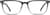Front view of Rectangle Glasses 4443112 in Gray thumbnail