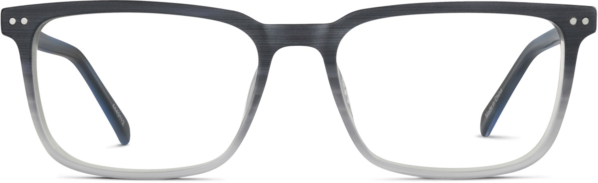 Gray Rectangle Glasses