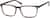 Angle view of Rectangle Glasses 4443115 in Brown thumbnail