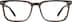 Rectangle Glasses 4443115 in Brown