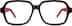 Square Glasses 4444321 in Black