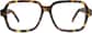 Front view of Square Glasses 4444325 in Tortoiseshell thumbnail