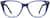 Front view of Cat-Eye Glasses 4444516 in Navy thumbnail